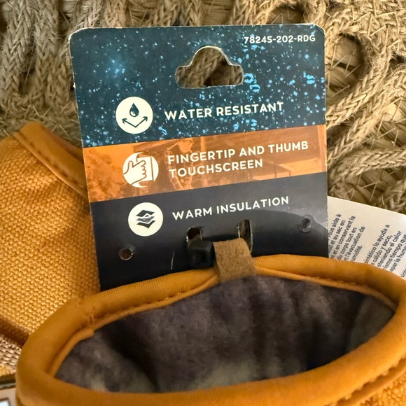 Ridgecut Orange and Green Quilted insulated Gloves NWT Women’s Small - Picture 3 of 7